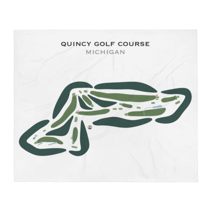 Quincy Golf Course, Michigan - Printed Golf Courses