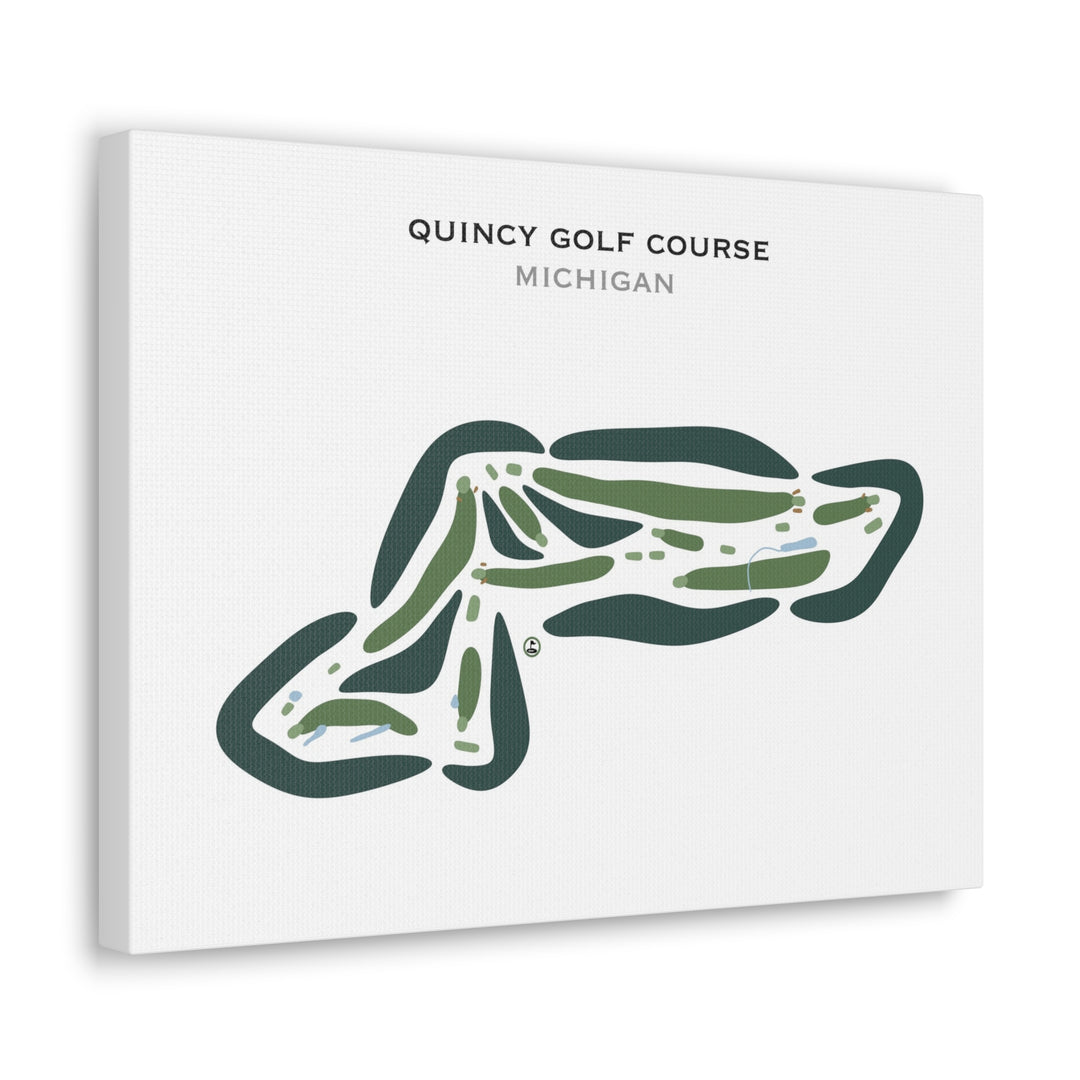 Quincy Golf Course, Michigan - Printed Golf Courses