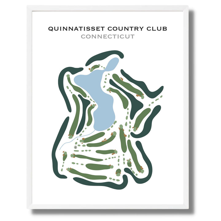 Quinnatisset Country Club, Connecticut - Printed Golf Courses
