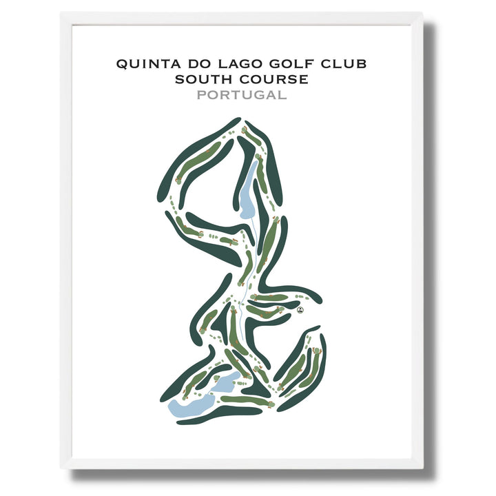 Quinta do Lago South Golf Course, Portugal - Printed Golf Course