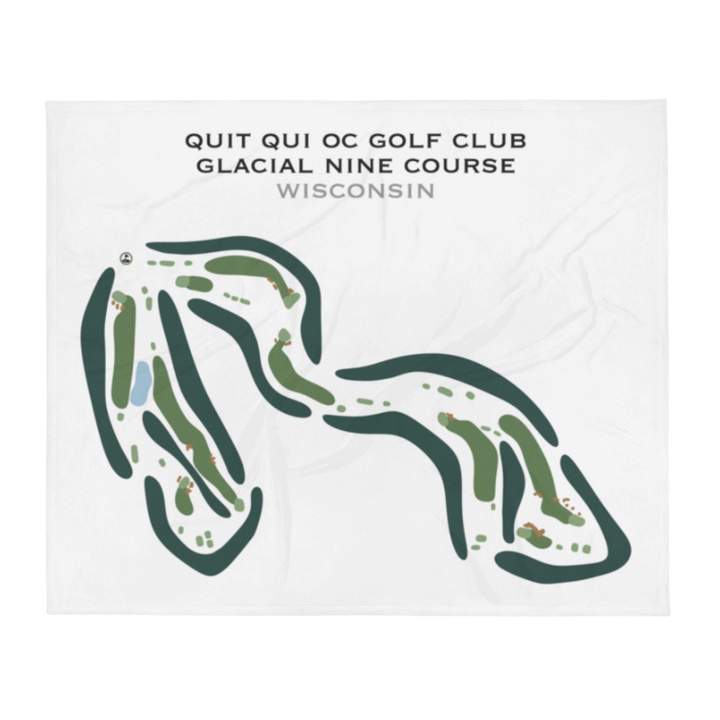 Quit Qui Oc Golf Club, Glacial Nine Course, Wisconsin - Printed Golf Courses
