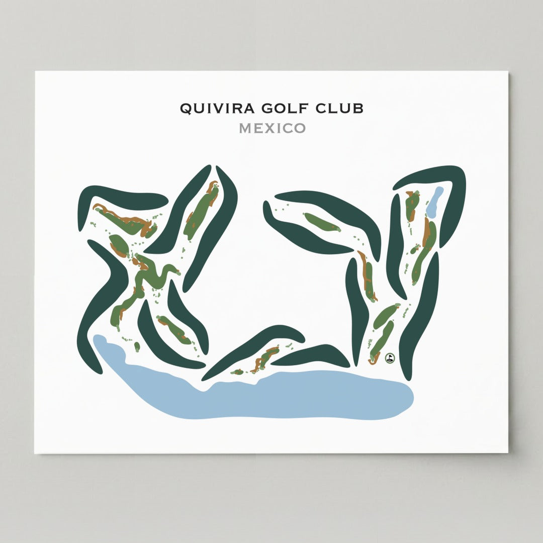 Quivira Golf Club, Mexico - Printed Golf Courses