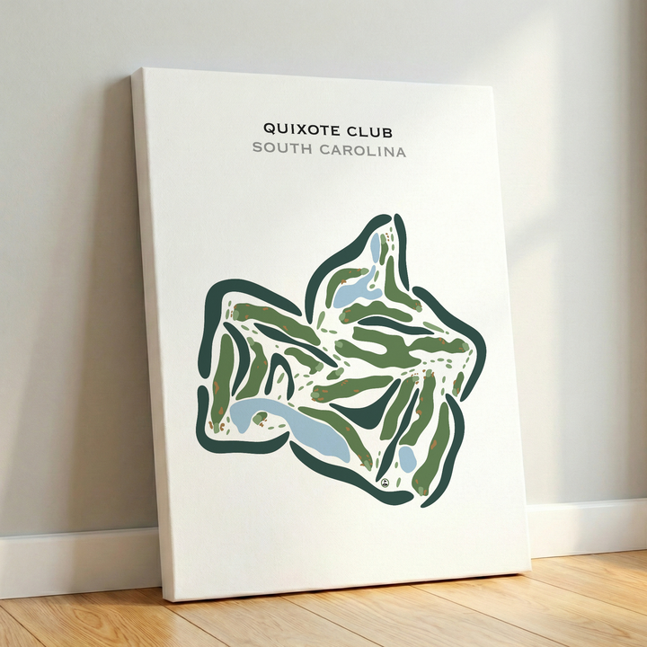 Quixote Club, South Carolina - Printed Golf Courses