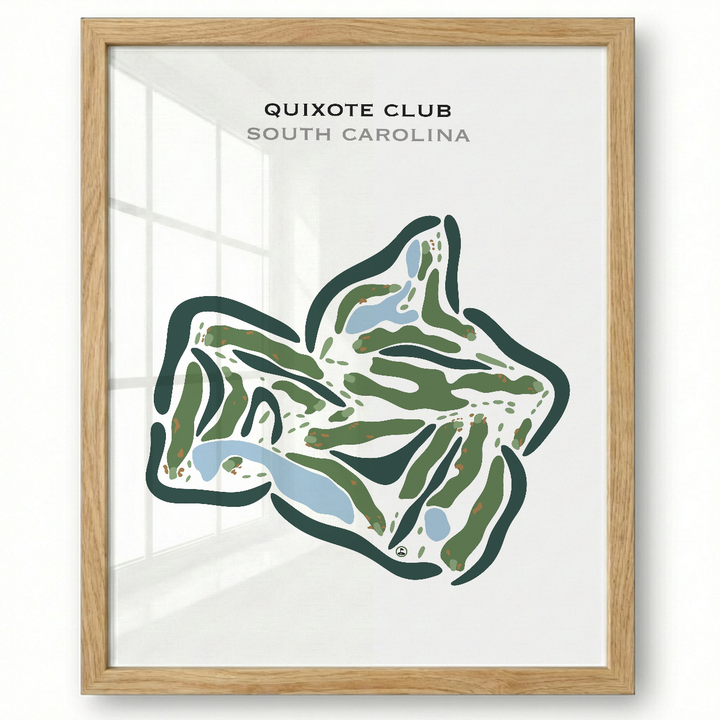 Quixote Club, South Carolina - Printed Golf Courses