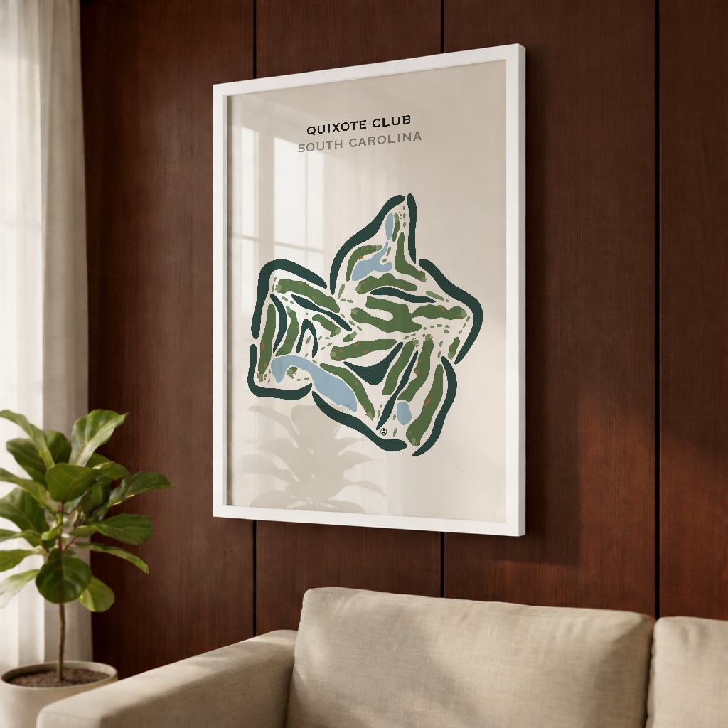 Quixote Club, South Carolina - Printed Golf Courses