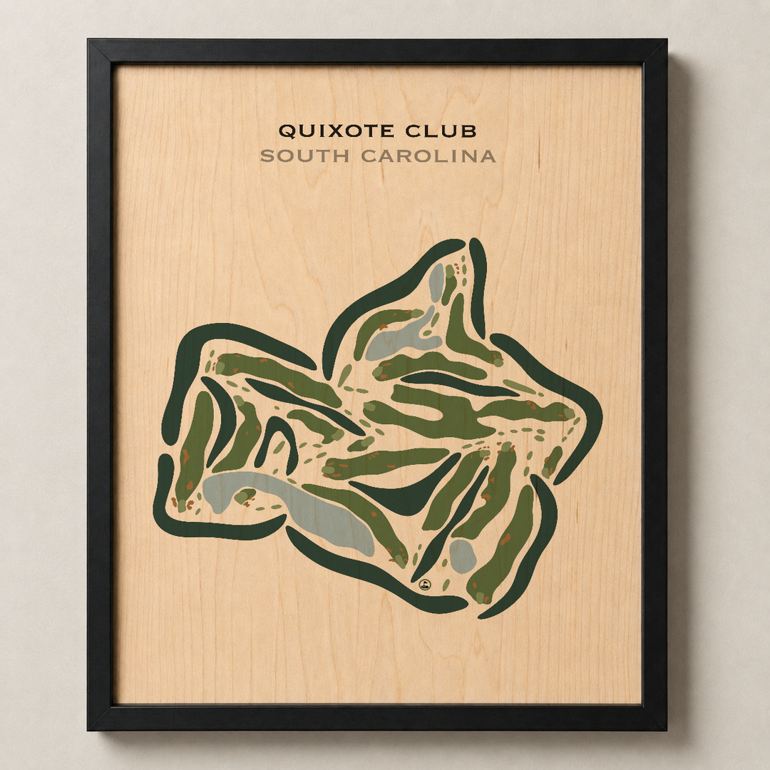 Quixote Club, South Carolina - Printed Golf Courses