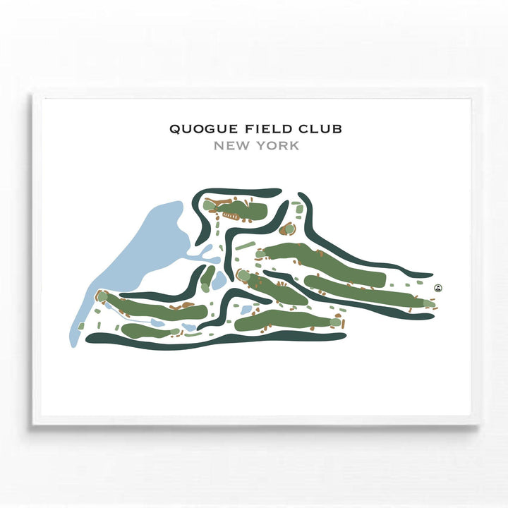 Quogue Field Club, New York - Printed Golf Course