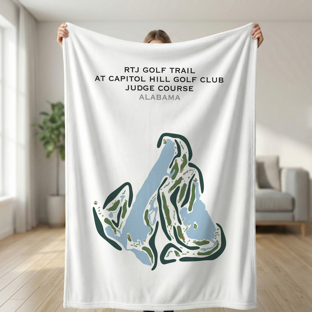 RTJ Golf Trail at Capitol Hill - The Judge Course, Alabama - Printed Golf Courses