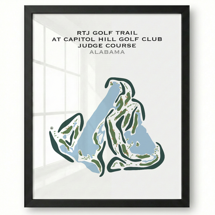 RTJ Golf Trail at Capitol Hill - The Judge Course, Alabama - Printed Golf Courses
