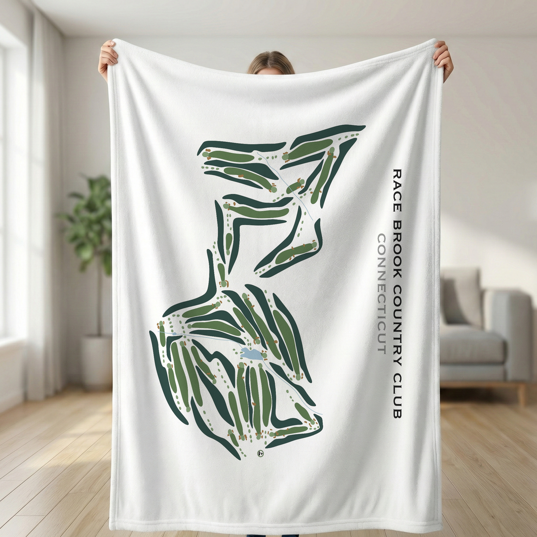 Race Brook Country Club, Connecticut - Printed Golf Courses
