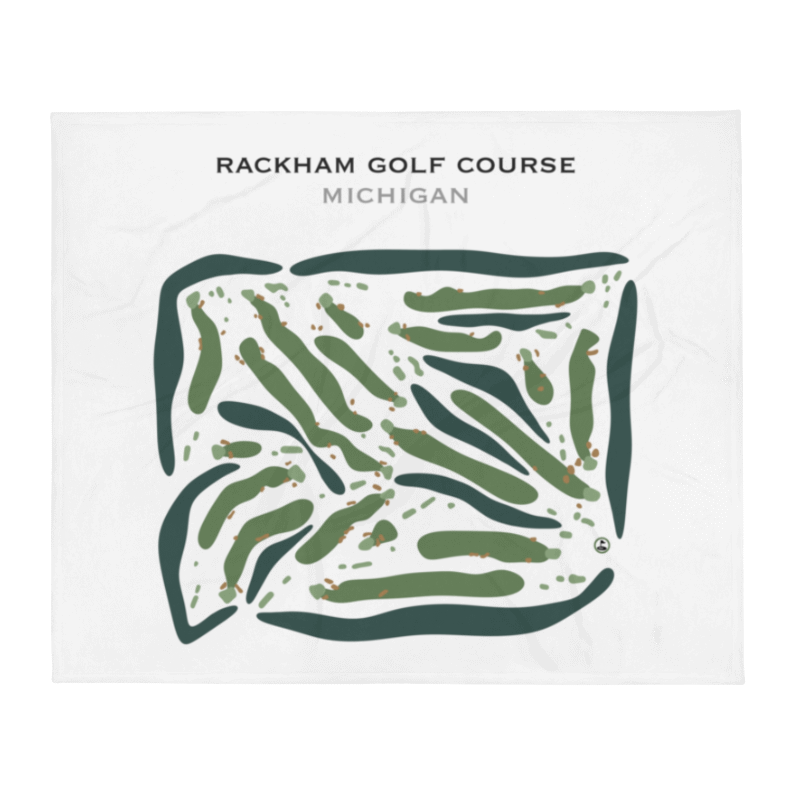 Rackham Golf Course, Michigan - Printed Golf Courses