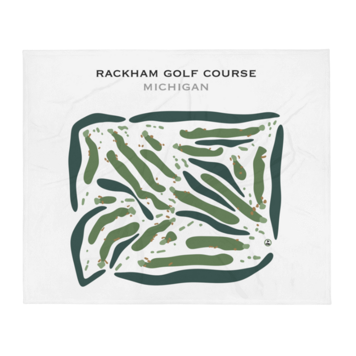 Rackham Golf Course, Michigan - Printed Golf Courses