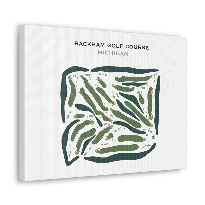 Rackham Golf Course, Michigan - Printed Golf Courses