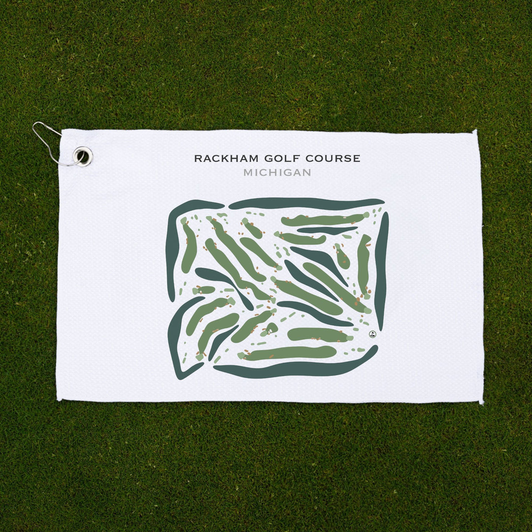 Rackham Golf Course, Michigan - Printed Golf Courses