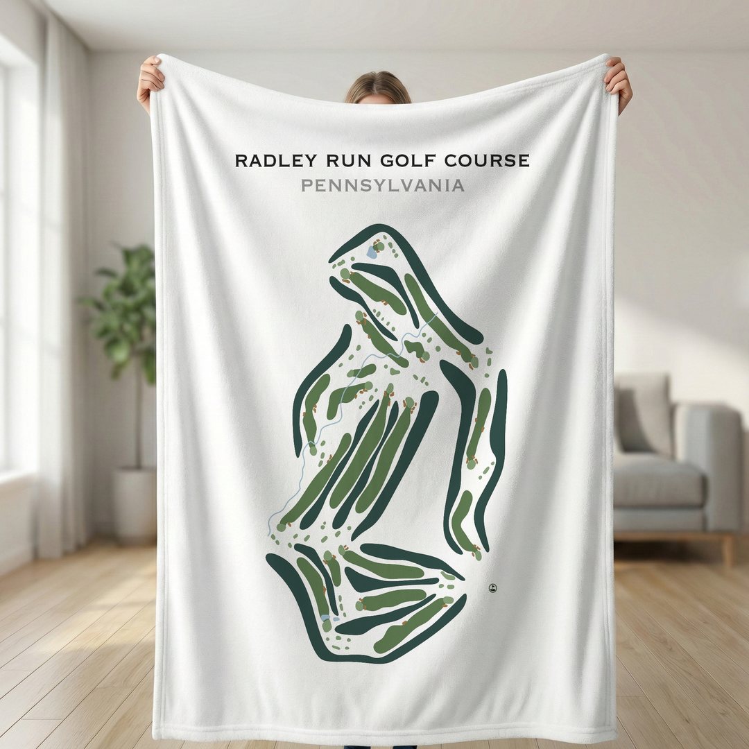 Radley Run Golf Course, Pennsylvania - Printed Golf Course