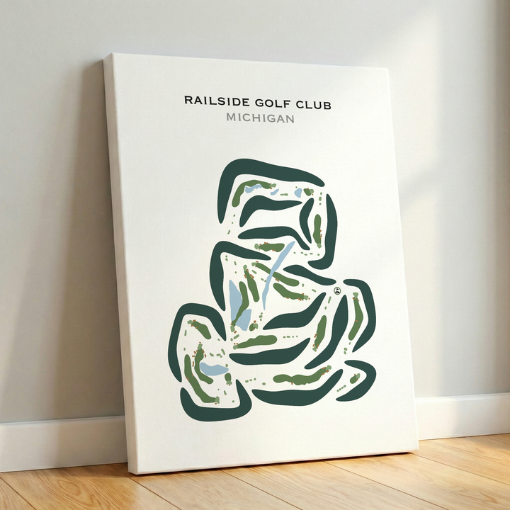 Railside Golf Club, Michigan - Printed Golf Courses