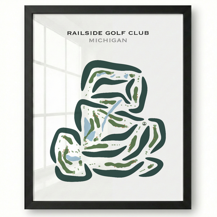 Railside Golf Club, Michigan - Printed Golf Courses