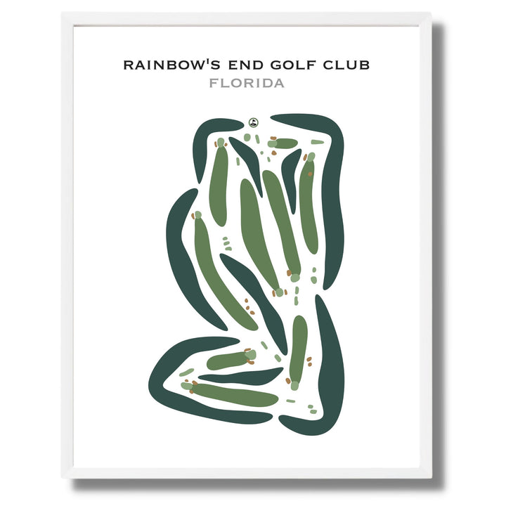 Rainbow's End Golf Club, Florida - Printed Golf Courses