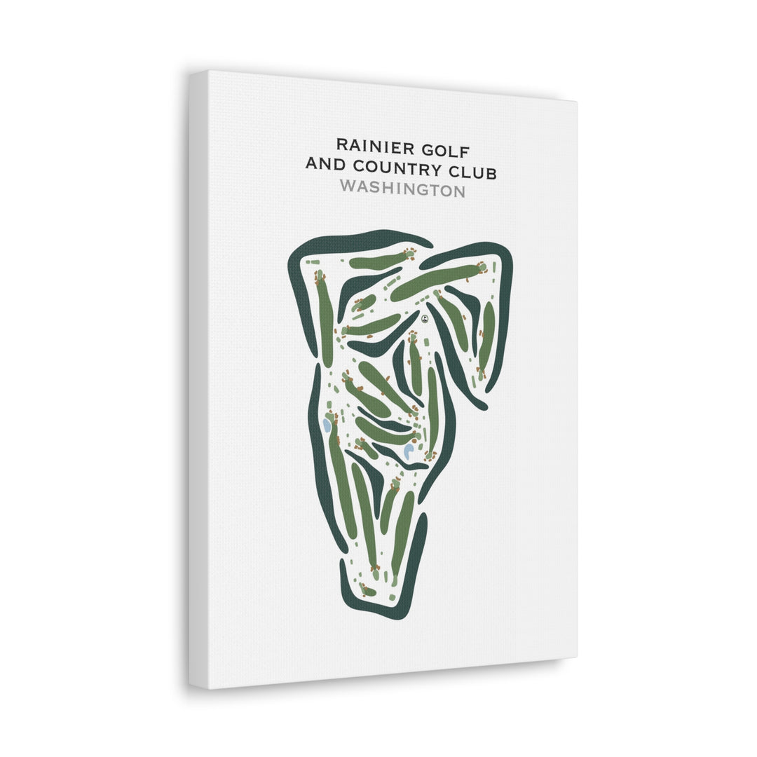 Rainier Golf & Country Club, Washington - Printed Golf Courses