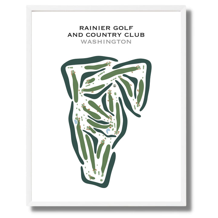 Rainier Golf & Country Club, Washington - Printed Golf Courses