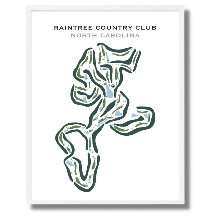 Raintree Country Club, North Carolina - Printed Golf Courses