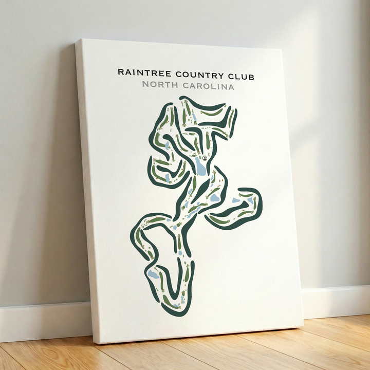 Raintree Country Club, North Carolina - Printed Golf Courses