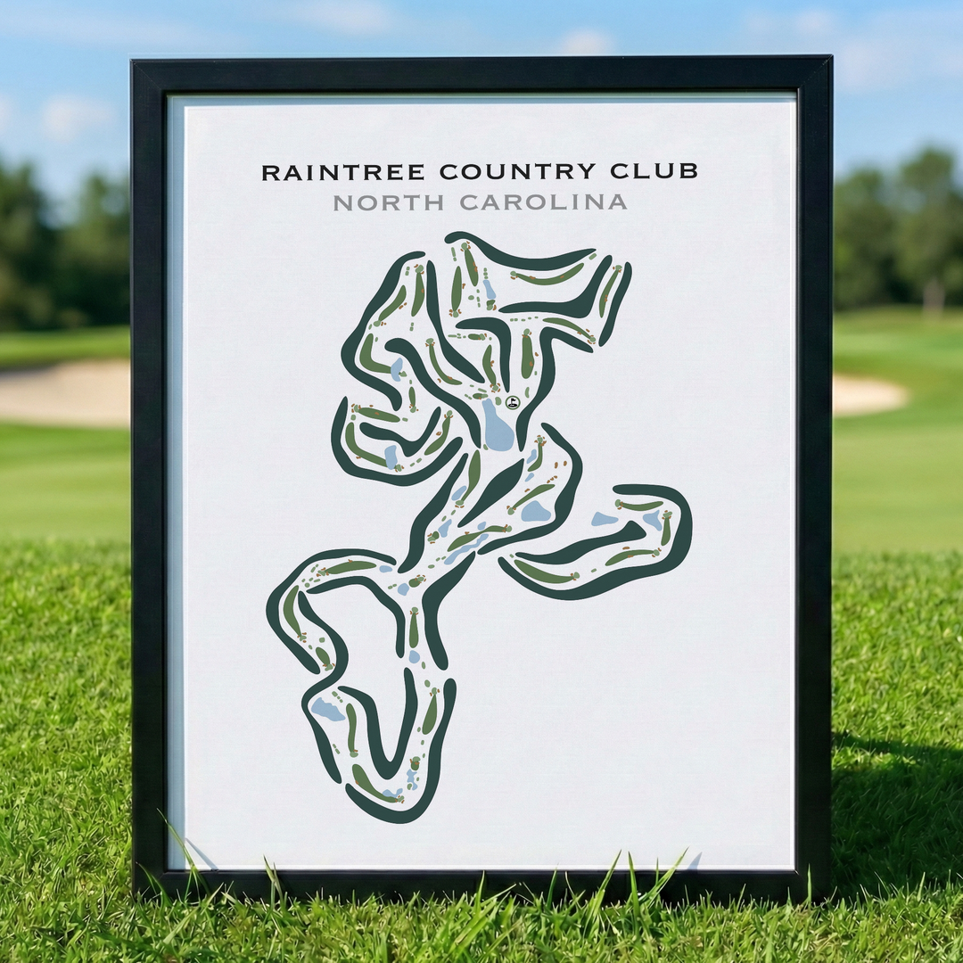 Raintree Country Club, North Carolina - Printed Golf Courses
