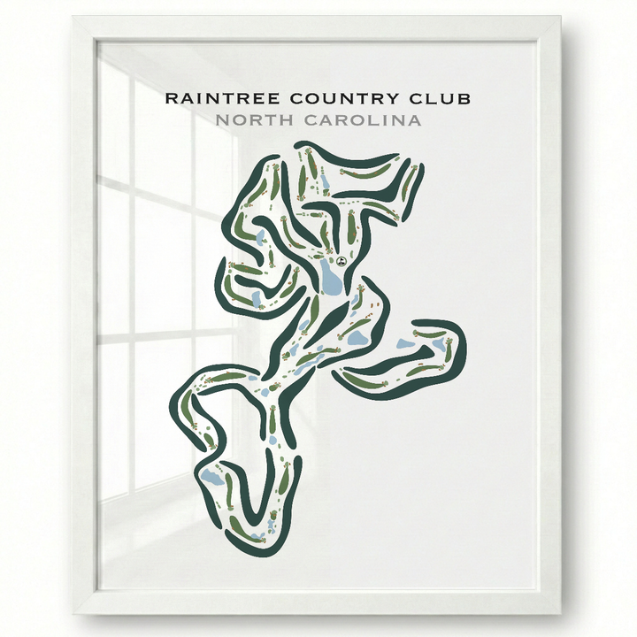 Raintree Country Club, North Carolina - Printed Golf Courses