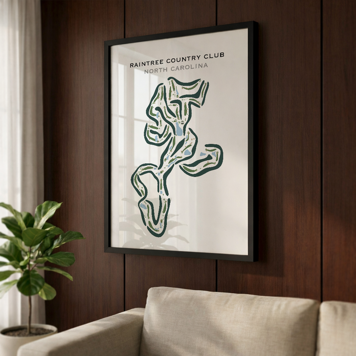 Raintree Country Club, North Carolina - Printed Golf Courses
