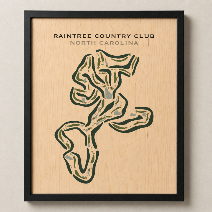 Raintree Country Club, North Carolina - Printed Golf Courses