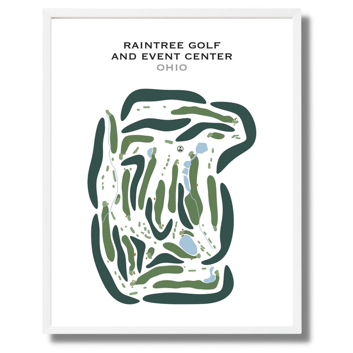 Raintree Golf and Event Center, Ohio - Printed Golf Courses