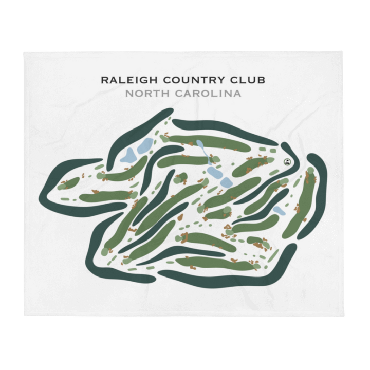 Raleigh Country Club, North Carolina - Printed Golf Courses