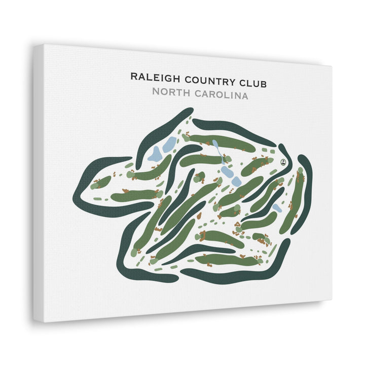 Raleigh Country Club, North Carolina - Printed Golf Courses