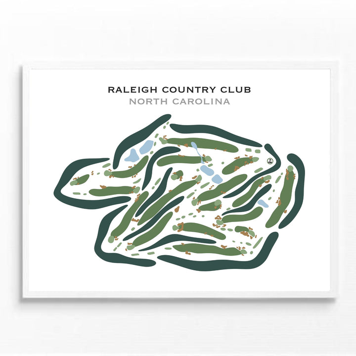 Raleigh Country Club, North Carolina - Printed Golf Courses