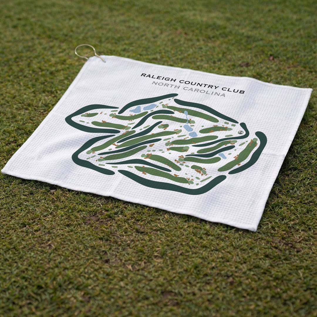 Raleigh Country Club, North Carolina - Printed Golf Courses