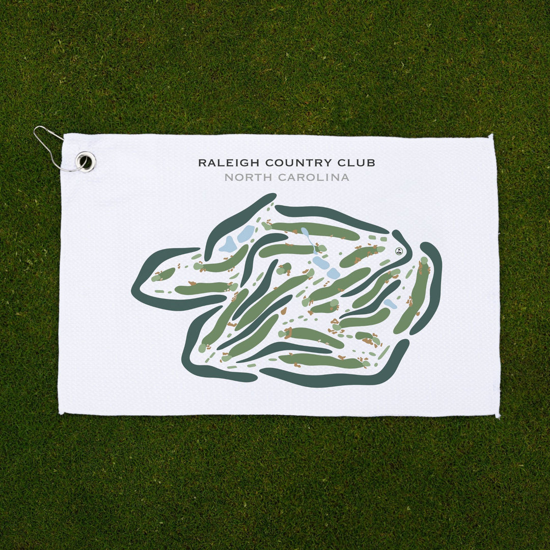 Raleigh Country Club, North Carolina - Printed Golf Courses