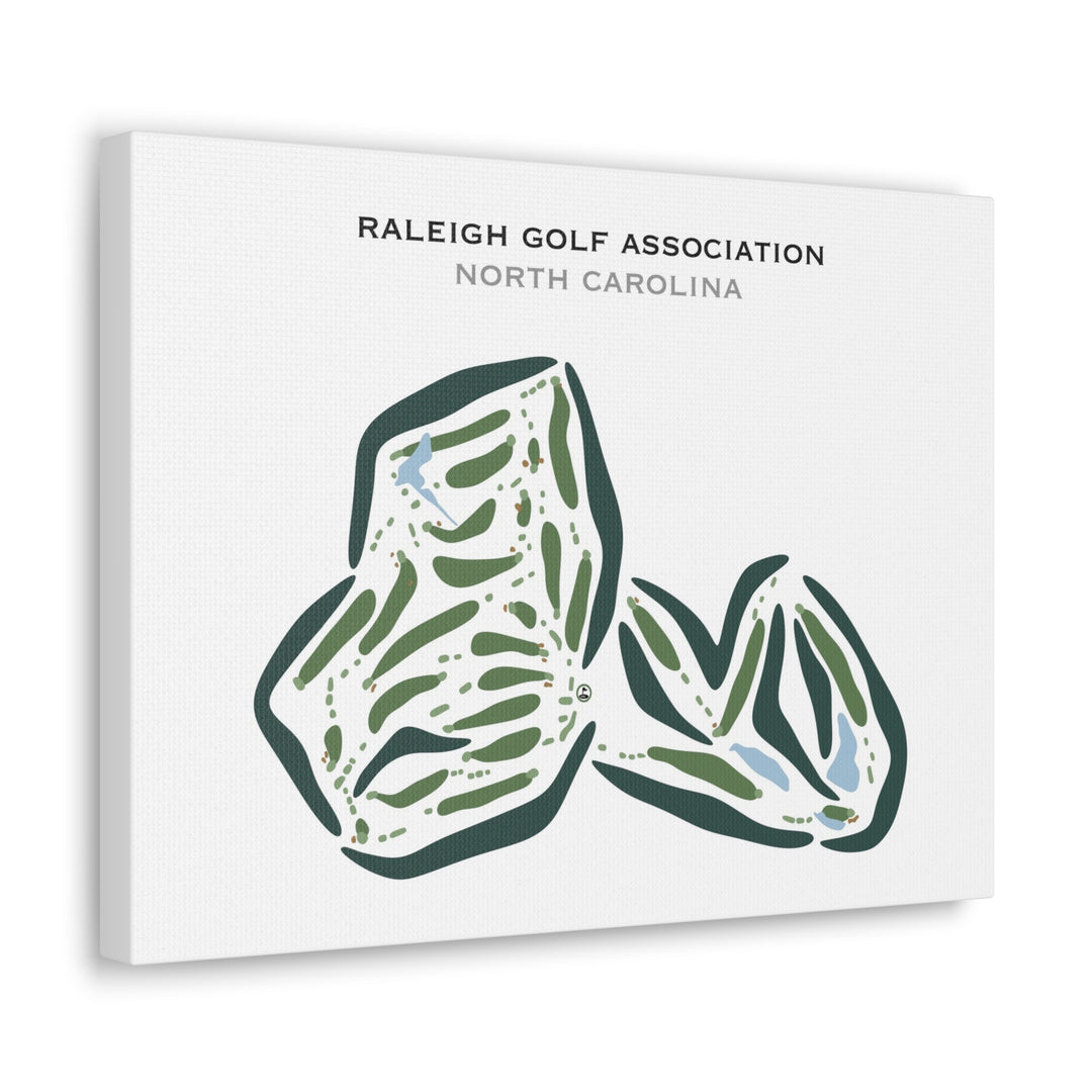 Raleigh Golf Association, North Carolina - Printed Golf Courses