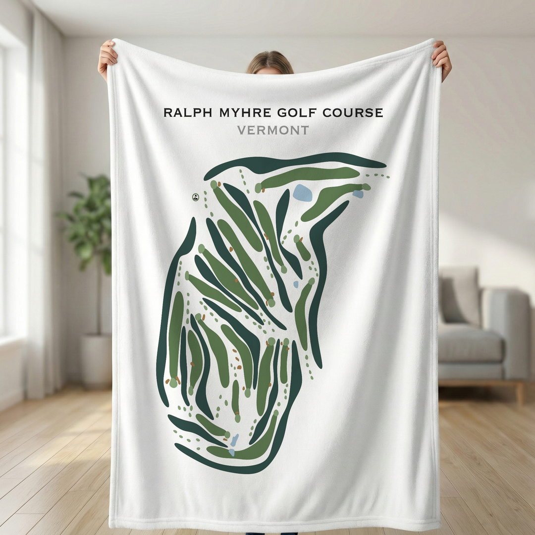 Ralph Myhre Golf Course, Vermont - Printed Golf Courses