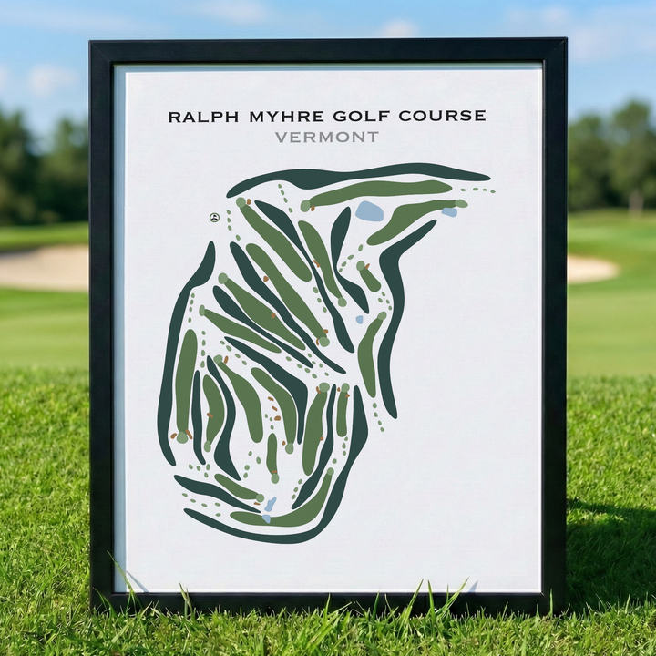 Ralph Myhre Golf Course, Vermont - Printed Golf Courses