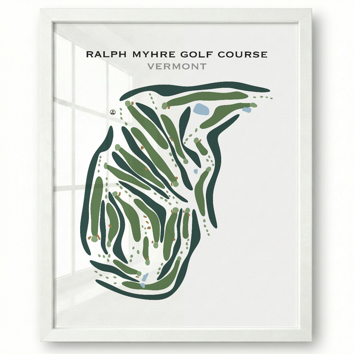Ralph Myhre Golf Course, Vermont - Printed Golf Courses