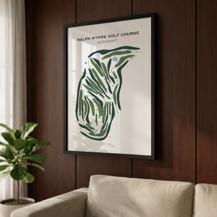 Ralph Myhre Golf Course, Vermont - Printed Golf Courses
