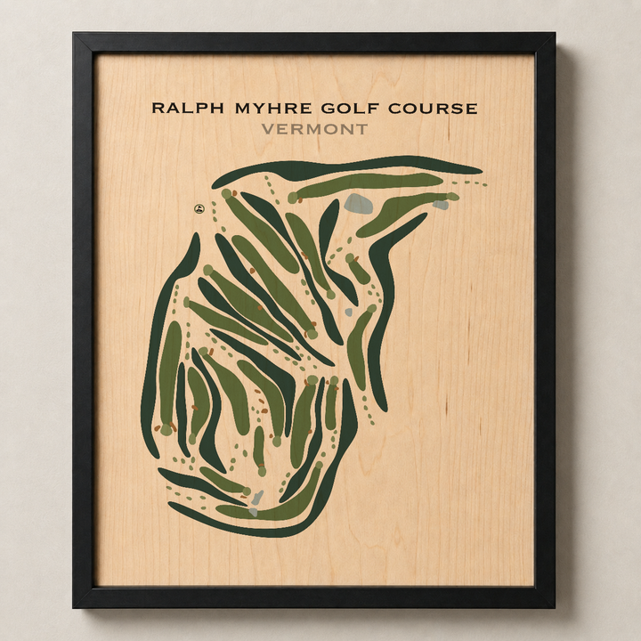 Ralph Myhre Golf Course, Vermont - Printed Golf Courses