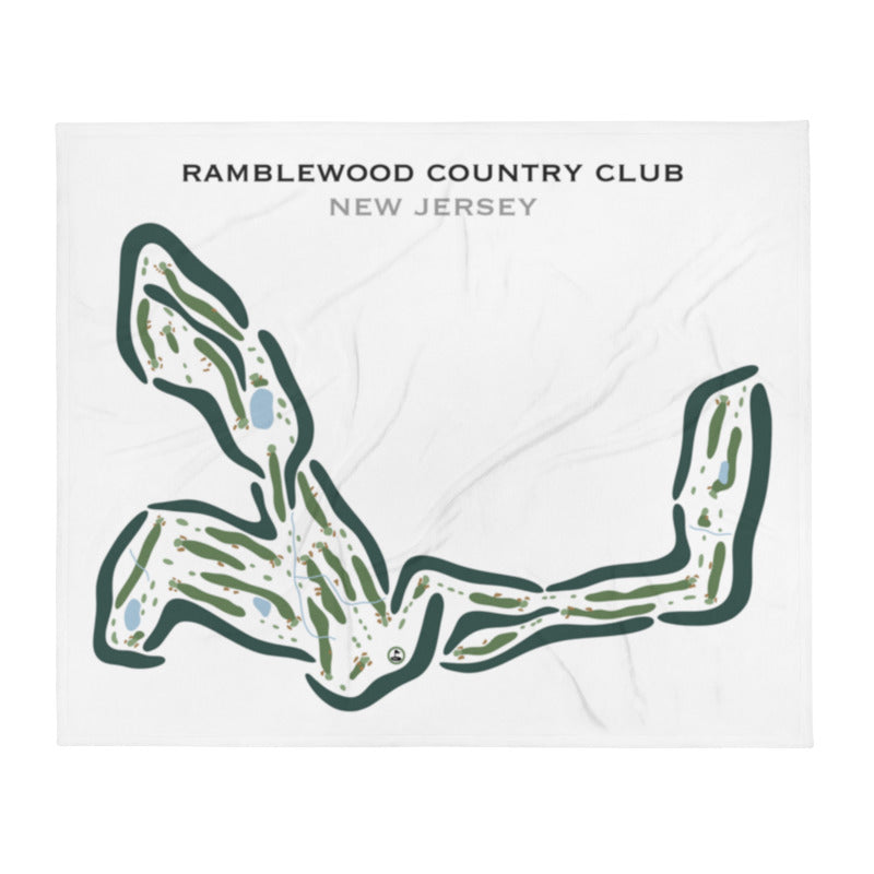 Ramblewood Country Club, New Jersey - Printed Golf Courses