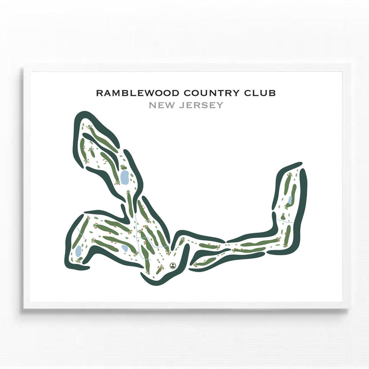 Ramblewood Country Club, New Jersey - Printed Golf Courses