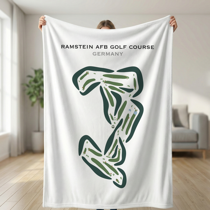 Ramstein AFB Golf Course, Germany - Printed Golf Courses