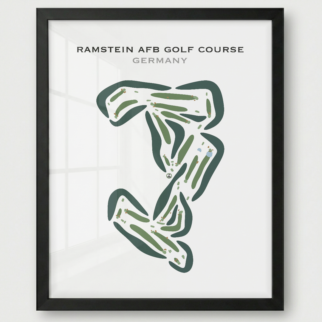 Ramstein AFB Golf Course, Germany - Printed Golf Courses