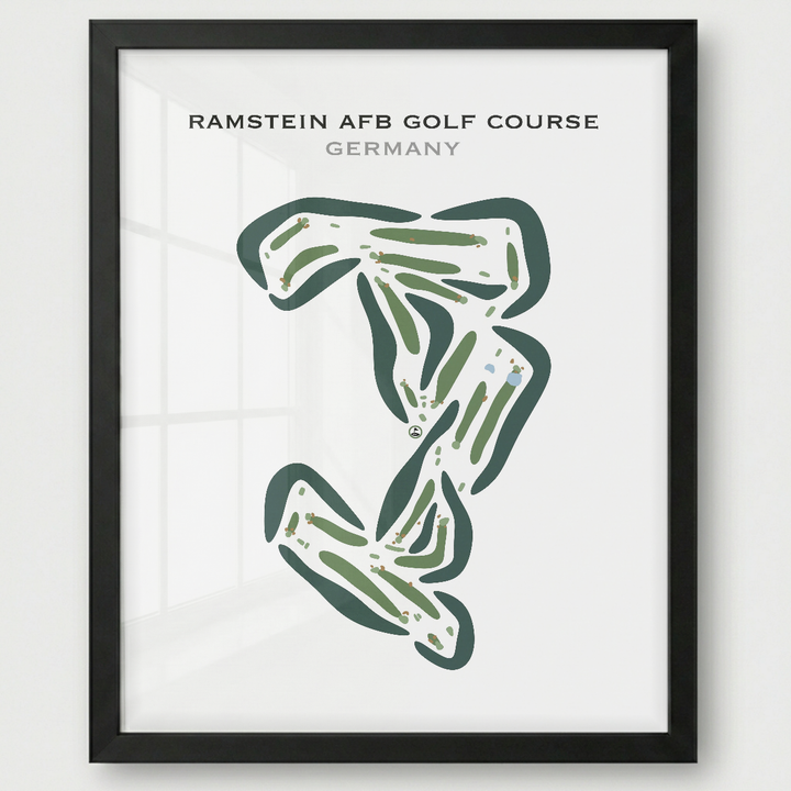 Ramstein AFB Golf Course, Germany - Printed Golf Courses
