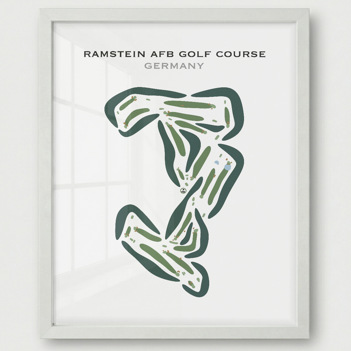Ramstein AFB Golf Course, Germany - Printed Golf Courses