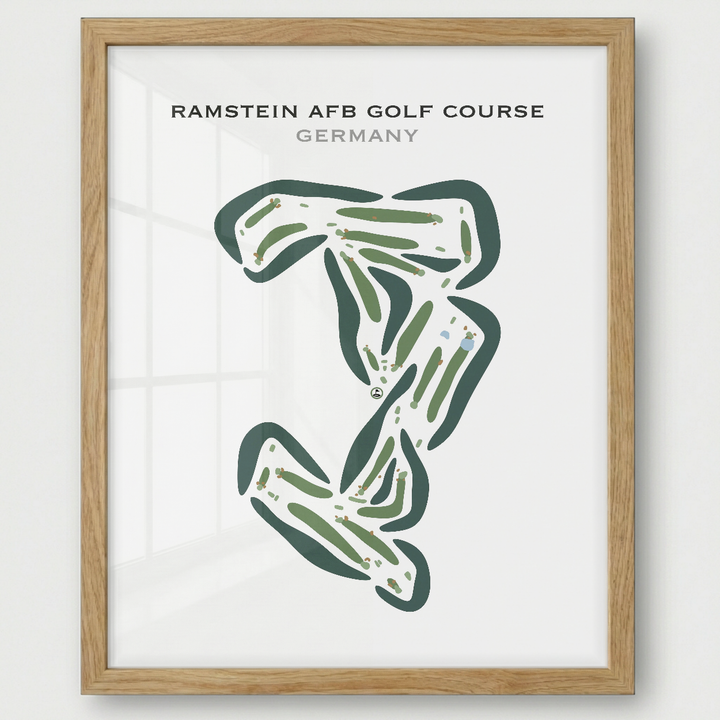Ramstein AFB Golf Course, Germany - Printed Golf Courses