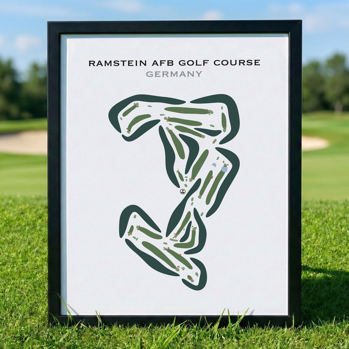 Ramstein AFB Golf Course, Germany - Printed Golf Courses